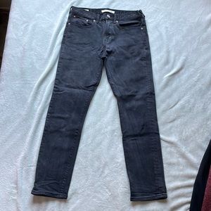 Pacsun men's black washed jeans, slim straight size 28x30, great condition